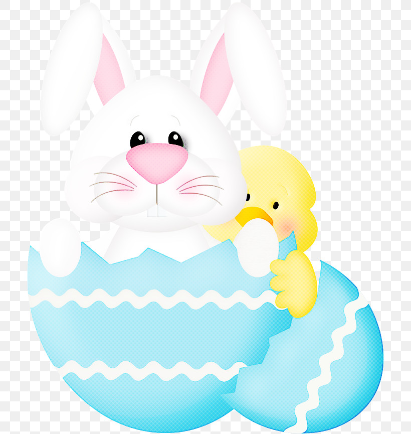 Easter Bunny, PNG, 712x865px, Yellow, Baby Products, Baby Toys, Cartoon, Easter Bunny Download Free