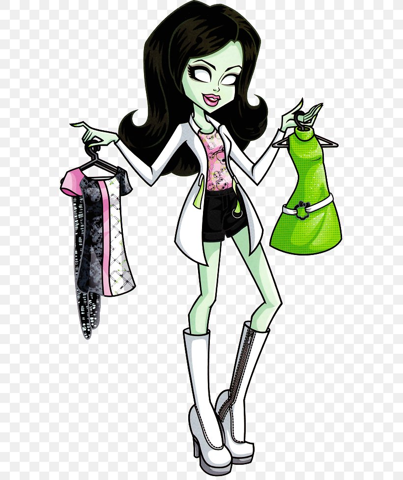 Monster High Ghoul Fair Scarah Screams Doll Frankie Stein Barbie, PNG, 585x977px, Watercolor, Cartoon, Flower, Frame, Heart Download Free