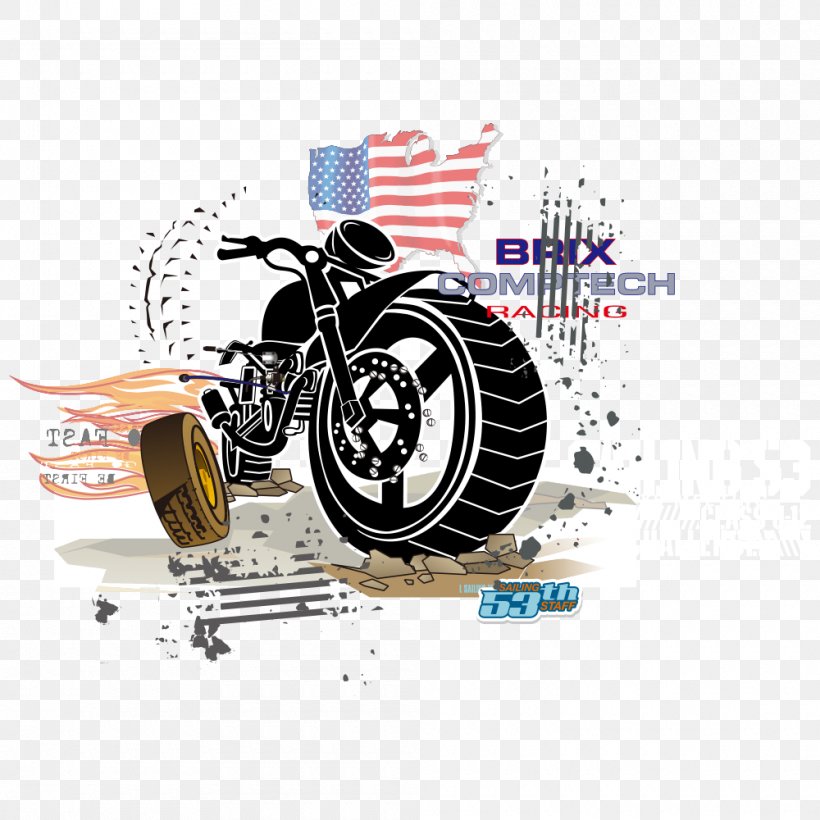 T-shirt Motorcycle, PNG, 1000x1000px, Tshirt, Automotive Tire, Brand, Motorcycle, Printed Tshirt Download Free