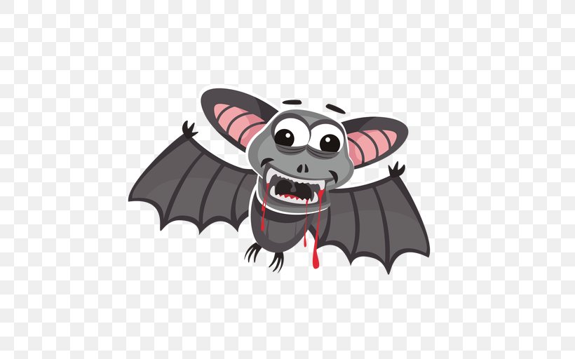 Vampire Bat Clip Art, PNG, 512x512px, Bat, Animated Film, Carnivoran, Cartoon, Fictional Character Download Free
