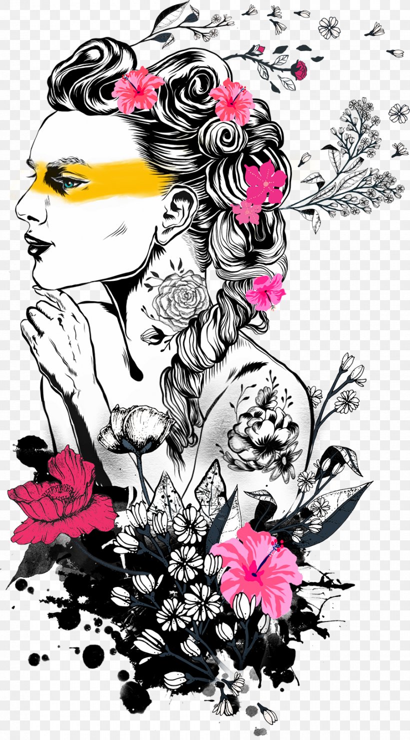 Flower Floral Design Art, PNG, 900x1624px, Flower, Art, Business, Drawing, Fashion Illustration Download Free