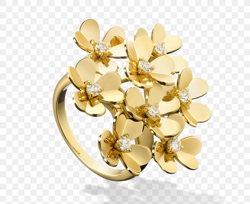Earring Van Cleef & Arpels Jewellery Gold, PNG, 648x667px, Earring, Body Jewelry, Brilliant, Brooch, Clothing Accessories Download Free