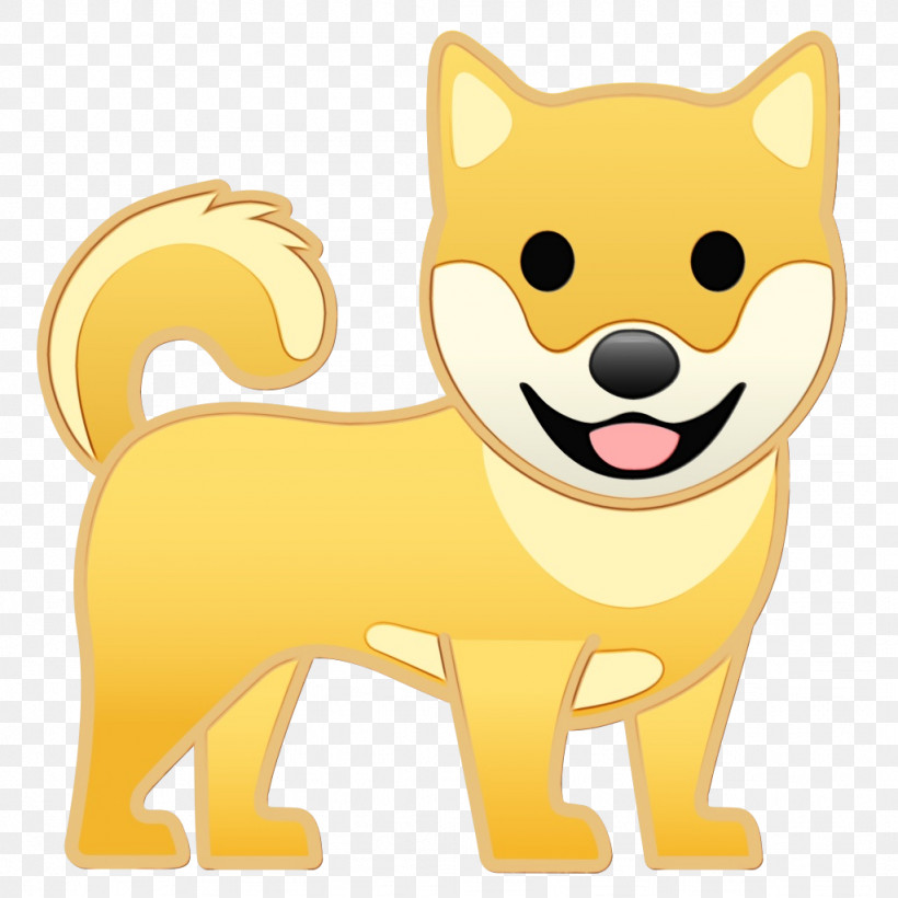 Shiba Inu Labrador Retriever Siberian Husky Emoji Pug, PNG, 1024x1024px, Watercolor, Dog, Dog Collar, Emoji, Husky Download Free