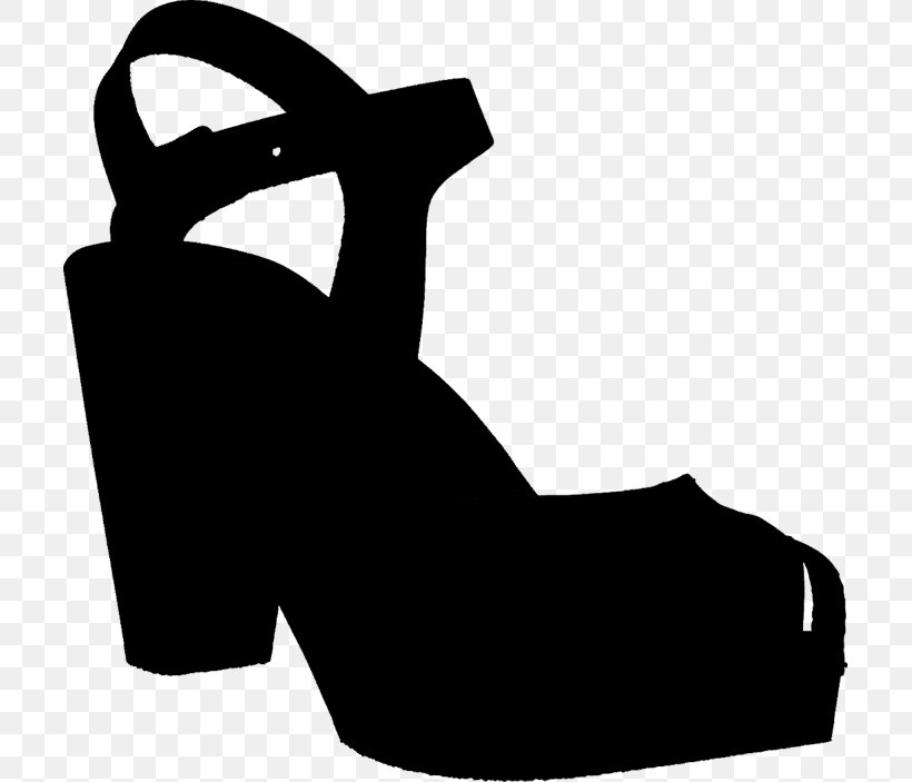 Shoe Clip Art Shoulder Product Design Line, PNG, 705x703px, Shoe, Black, Black M, Blackandwhite, Footwear Download Free