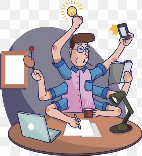 Work And Rest Of The Business People - Illustration PNG