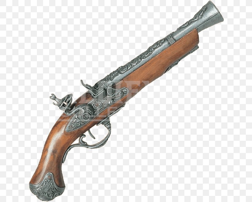 18th Century Firearm Weapon Blunderbuss Flintlock, PNG, 660x660px, Watercolor, Cartoon, Flower, Frame, Heart Download Free