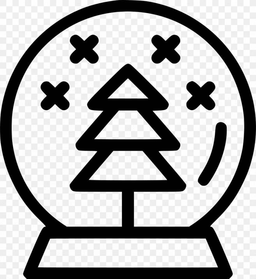 Crystalball, PNG, 898x980px, Christmas Day, Area, Black And White, Symbol Download Free