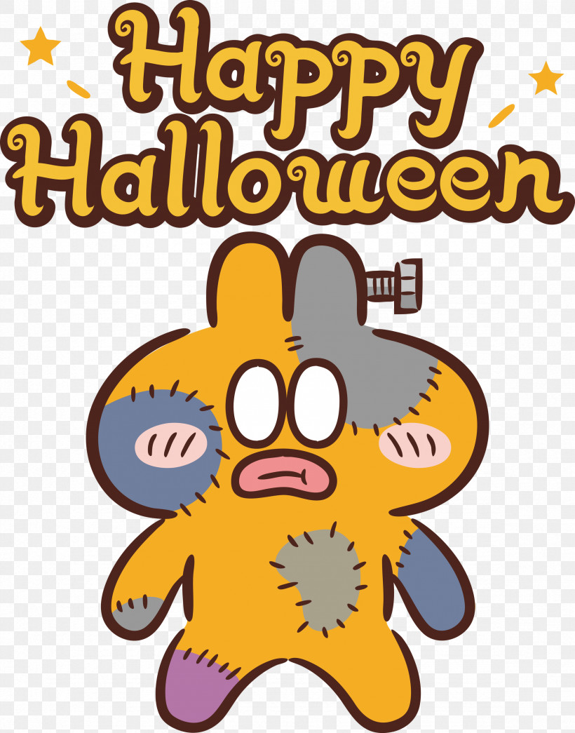 Happy Halloween, PNG, 2352x3000px, Happy Halloween, Behavior, Biology, Cartoon, Happiness Download Free