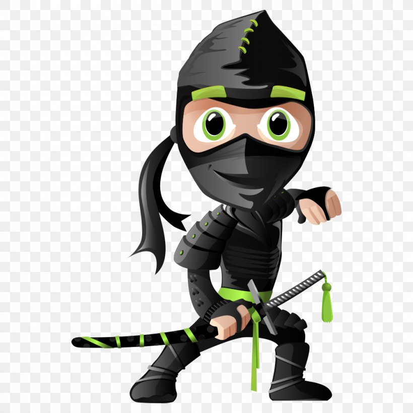 Ninja Drawing Clip Art, PNG, 1000x1000px, Ninja, Cartoon, Drawing, Fictional Character, Figurine Download Free
