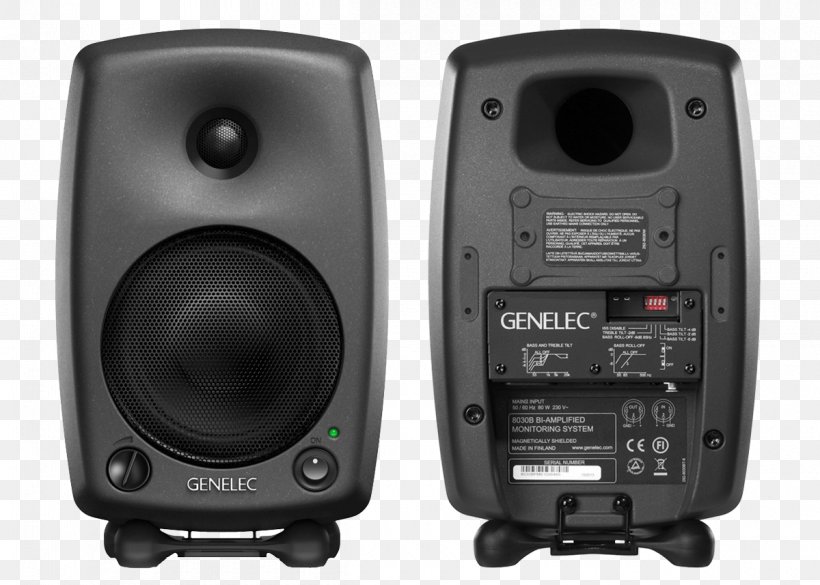 Genelec Studio Monitor Audio Loudspeaker Amplifier, PNG, 1200x857px, Watercolor, Cartoon, Flower, Frame, Heart Download Free