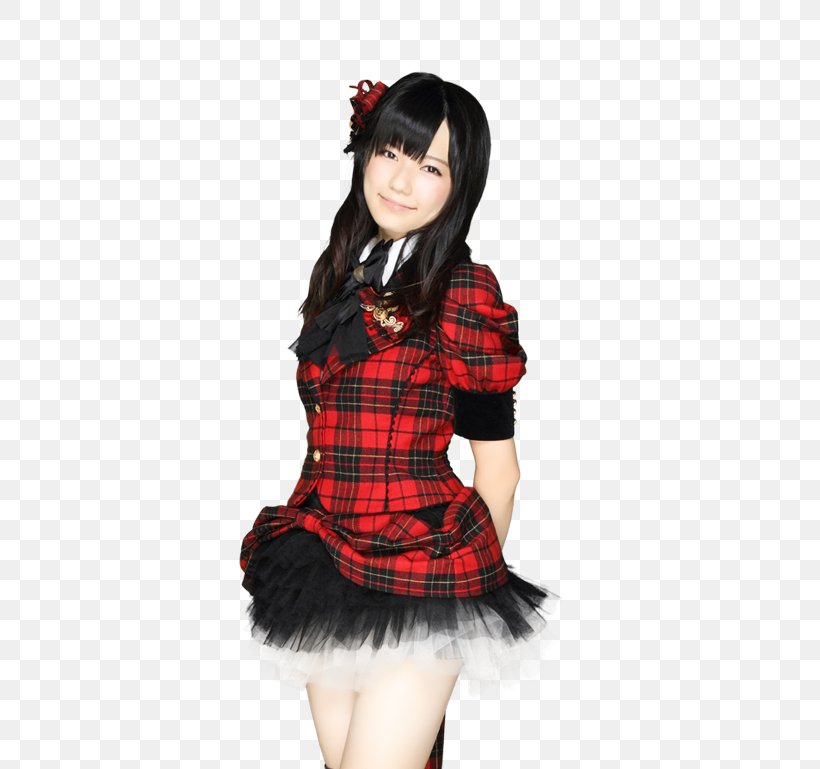 Haruka Shimazaki AKB48 Team Surprise 重力シンパシー Tartan, PNG, 541x769px, Akb48 Team Surprise, Clothing, Costume, Full Plaid, Gravitation Download Free