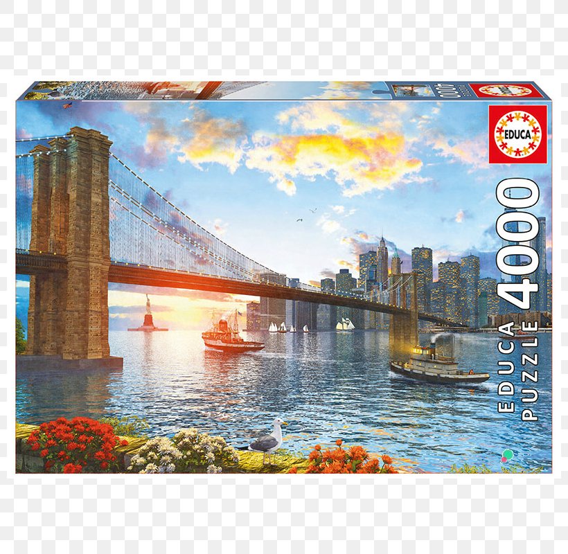 Brooklyn Bridge Jigsaw Puzzles Educa Borràs, PNG, 800x800px, Brooklyn Bridge, Board Game, Bridge, Brooklyn, Child Download Free