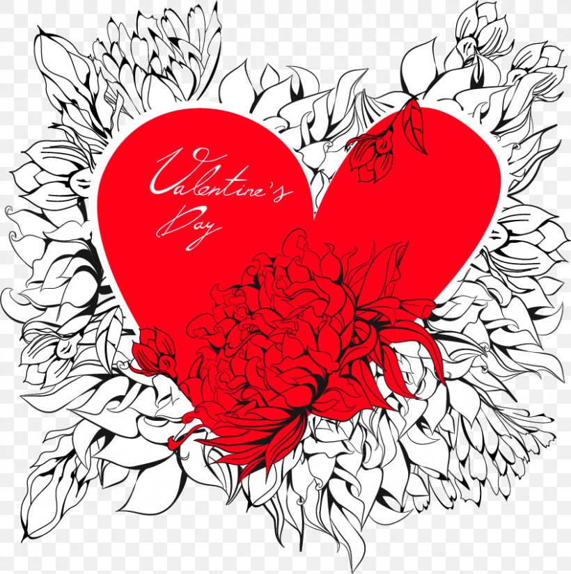 Floral Design Clip Art, PNG, 845x851px, Watercolor, Cartoon, Flower, Frame, Heart Download Free