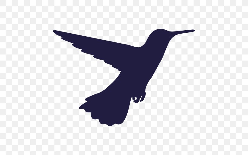 Hummingbird Silhouette Beak, PNG, 512x512px, Hummingbird, Beak, Bird, Eating, Fauna Download Free