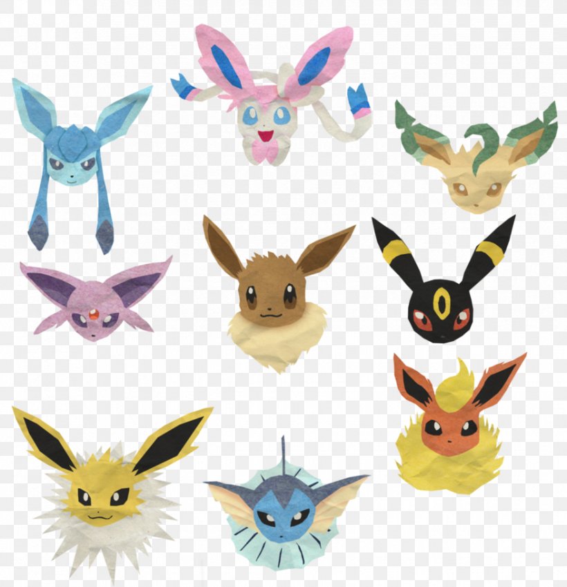 Paper Eevee Pokémon, PNG, 877x910px, Paper, Art, Construction Paper, Deviantart, Easter Download Free