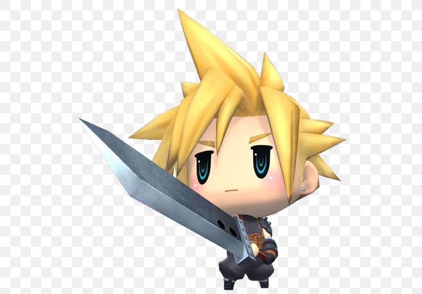 World Of Final Fantasy Final Fantasy XV Crisis Core: Final Fantasy VII Cloud Strife, PNG, 540x572px, World Of Final Fantasy, Aerith Gainsborough, Cartoon, Cloud Strife, Crisis Core Final Fantasy Vii Download Free