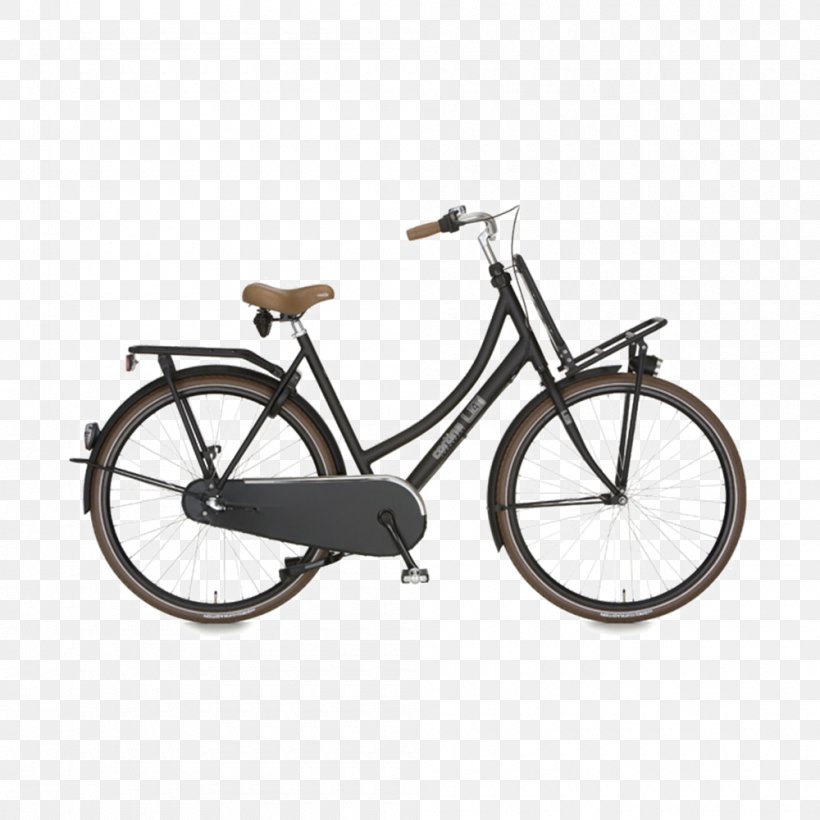 Cortina U4 Transport Damenfiets Freight Bicycle Cycling, PNG, 1000x1000px, Cortina U4 Transport Damenfiets, Bicycle, Bicycle Accessory, Bicycle Drivetrain Part, Bicycle Frame Download Free