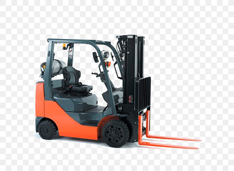 Forklift Komatsu Limited Toyota Material Handling, U.S.A., Inc. Warehouse Heavy Machinery, PNG, 600x600px, Forklift, Cylinder, Forklift Operator, Forklift Truck, Heavy Machinery Download Free