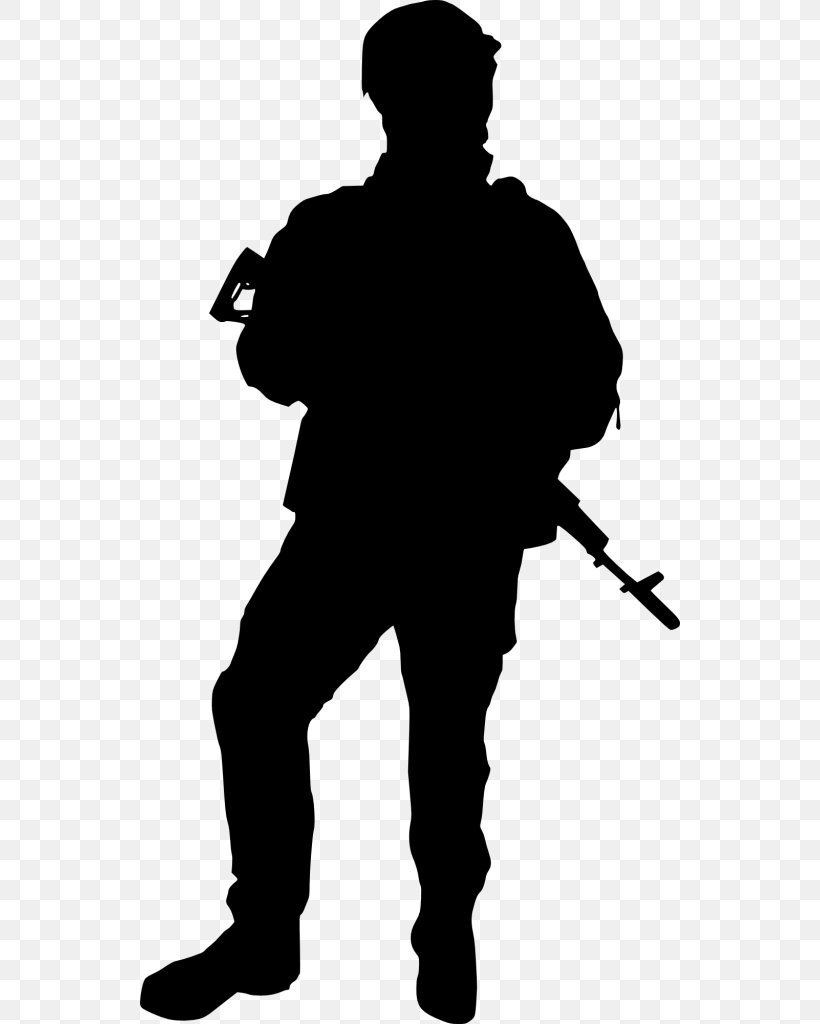 Soldier Silhouette Clip Art, PNG, 540x1024px, Soldier, Black, Black And White, Document, Drawing Download Free