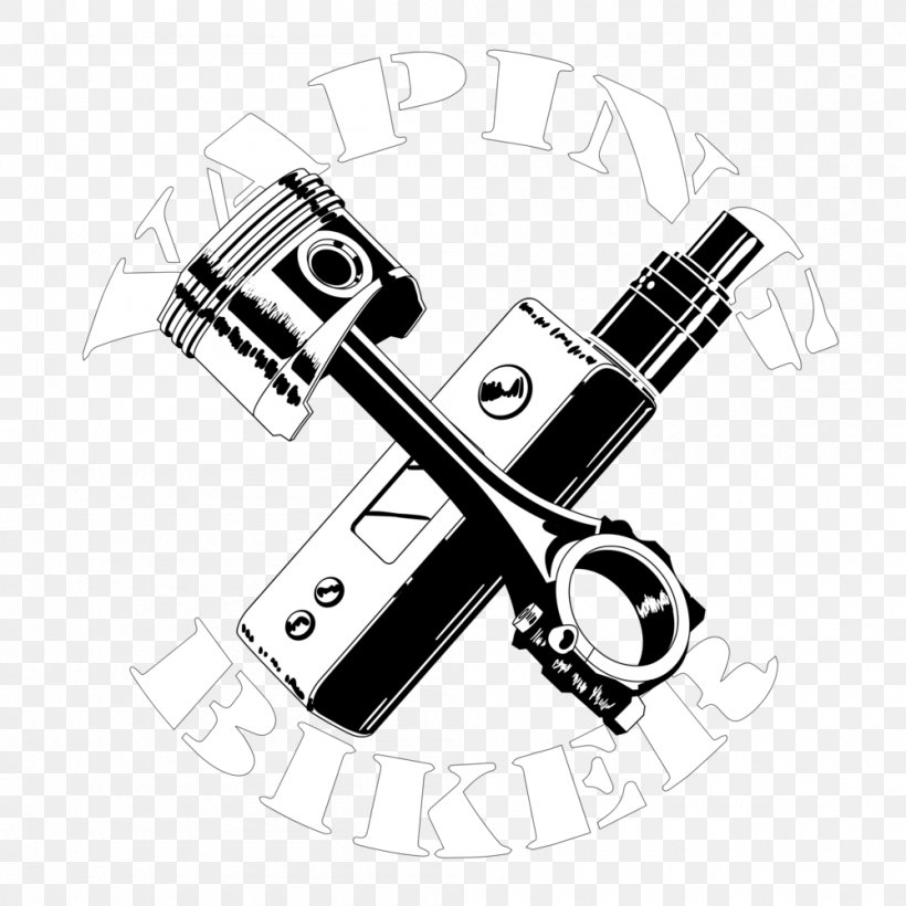 Banner Logo Piston Electronic Cigarette, PNG, 1000x1000px, Banner, Art, Black And White, Cotton, Electronic Cigarette Download Free