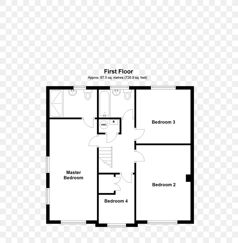 Floor Plan Foxrock Dublin 18 Bedroom House, PNG, 520x839px, Floor Plan, Area, Bedroom, Black And White, County Dublin Download Free