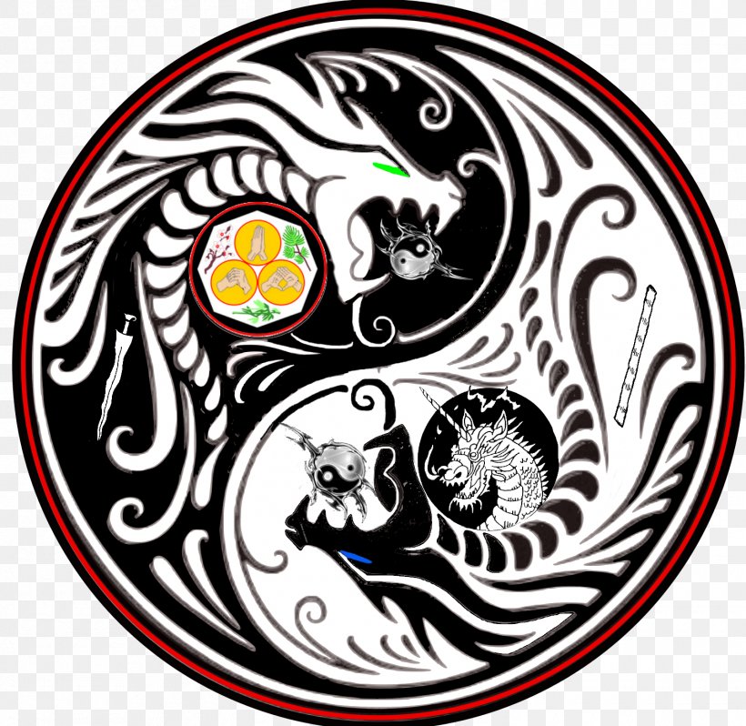 T-shirt Yin And Yang Chinese Dragon Tai Chi, PNG, 1500x1460px, Tshirt, Area, Art, Artwork, Black And White Download Free