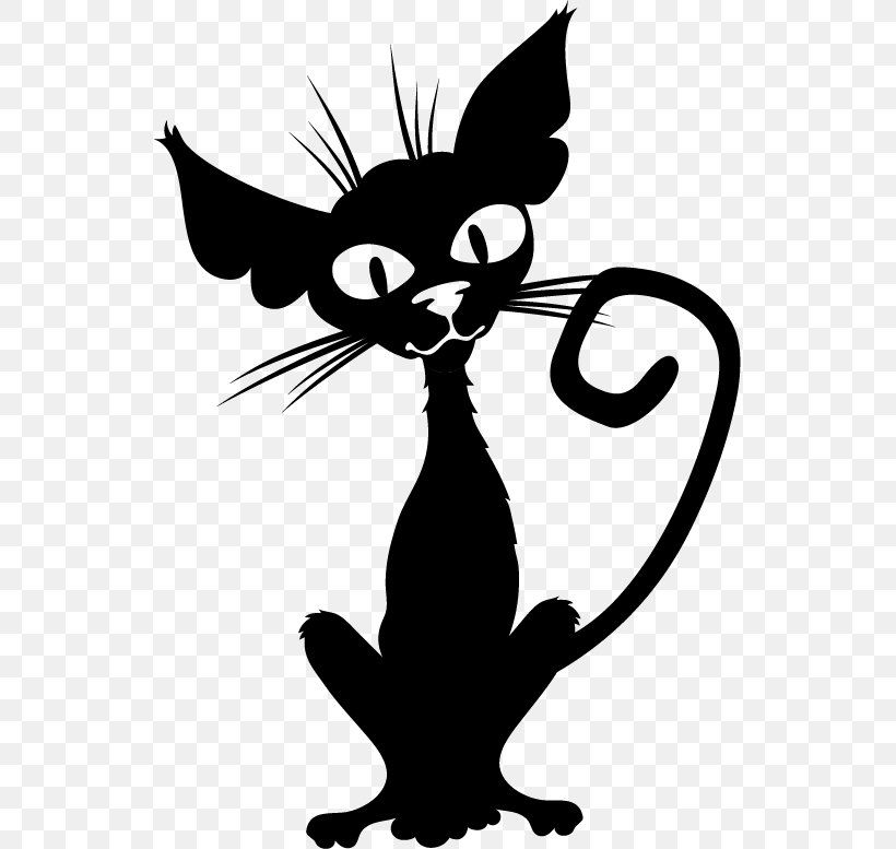 Halloween Euclidean Vector, PNG, 537x777px, Cat, Black And White, Black Cat, Carnivoran, Cat Like Mammal Download Free