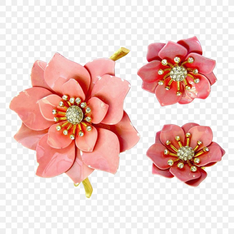 Earring Flower Jewellery Poppy Pin, PNG, 1024x1024px, Earring, Blossom, Body Jewelry, Bracelet, Brooch Download Free