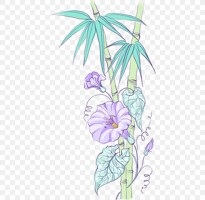 Floral Design Bamboo Clip Art, PNG, 424x800px, Floral Design, Advertising, Art, Artwork, Bamboo Download Free