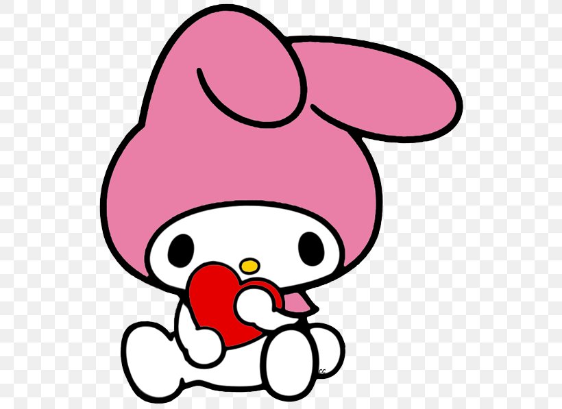 My Melody Hello Kitty Sanrio Cartoon, PNG, 543x597px, My Melody, Adventures Of Hello Kitty Friends, Area, Art, Artwork Download Free