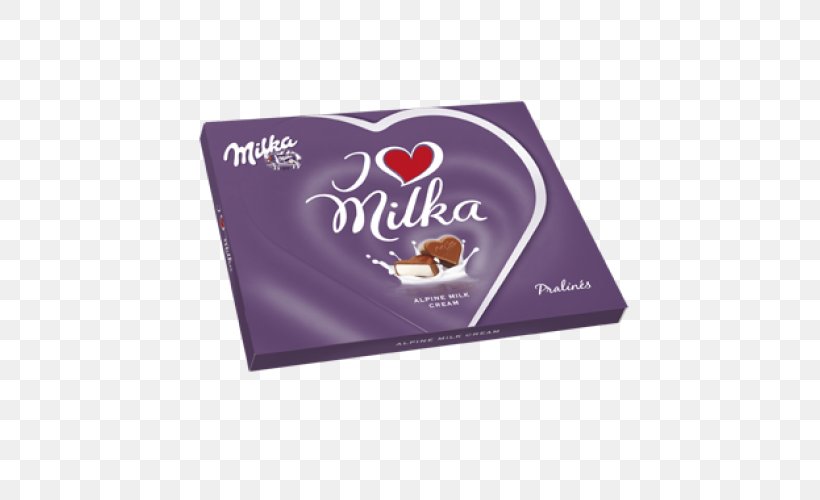 Praline Milka Cream Chocolate, PNG, 500x500px, Praline, Bomboniere, Bombonierka, Brand, Buttercream Download Free