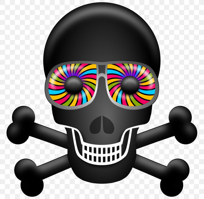 T-shirt Skull Psychedelia Clip Art, PNG, 785x800px, Tshirt, Bone, Color, Psychedelia, Psychedelic Art Download Free