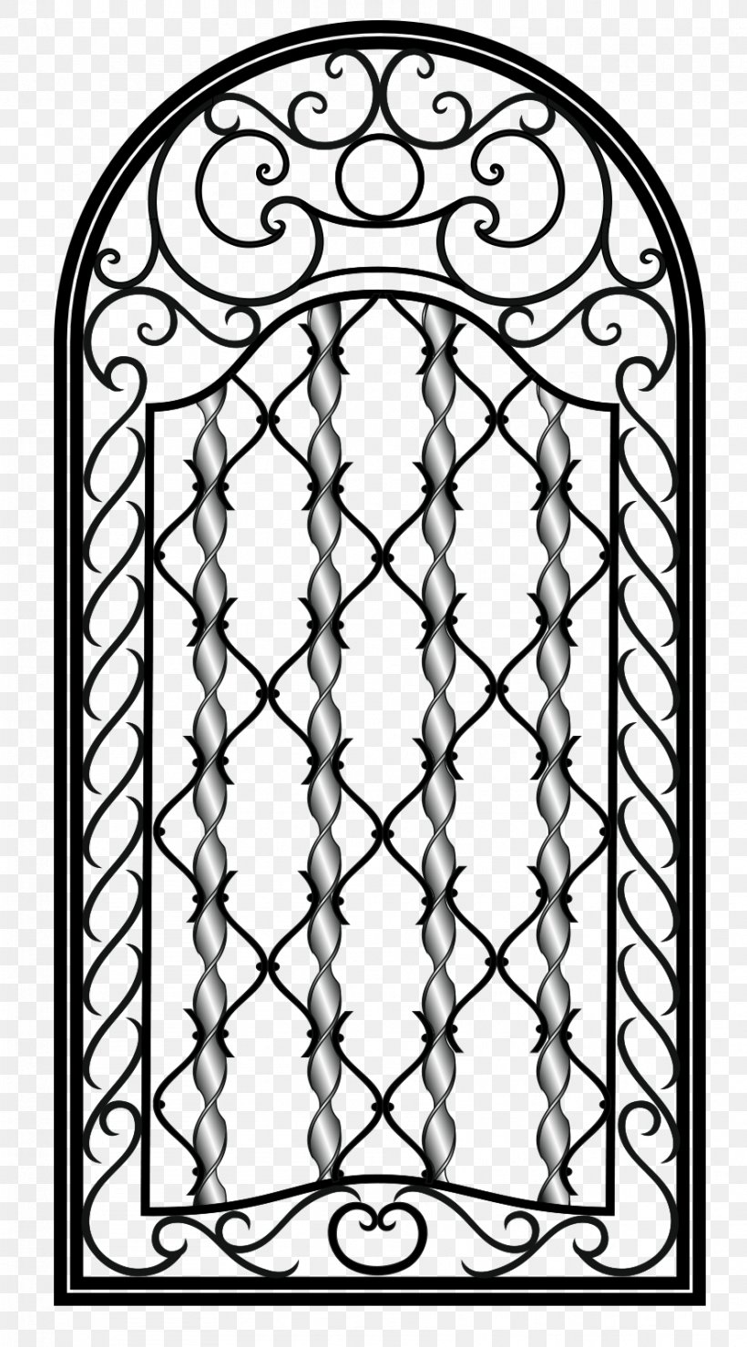 Window Wrought Iron Euclidean Vector, PNG, 887x1600px, Window, Arch, Area, Black And White, Door Download Free