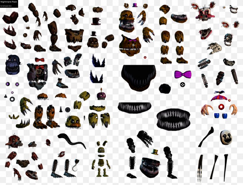 Five Nights at Freddy's Scratch Vector Pack by therealZXGames on DeviantArt