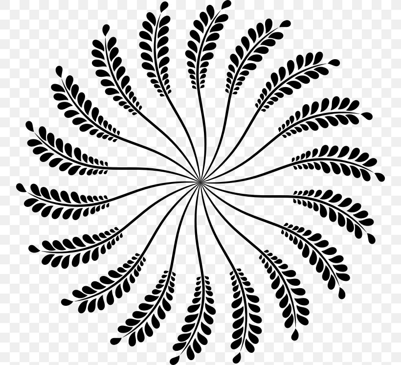 Floral Design Photography Graphic Design Clip Art, PNG, 756x746px, Floral Design, Art, Black And White, Branch, Drawing Download Free