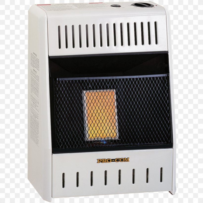Gas Heater ProCom 20K Natural Gas British Thermal Unit, PNG, 1000x1000px, Heater, British Thermal Unit, Central Heating, Electronic Instrument, Furnace Download Free