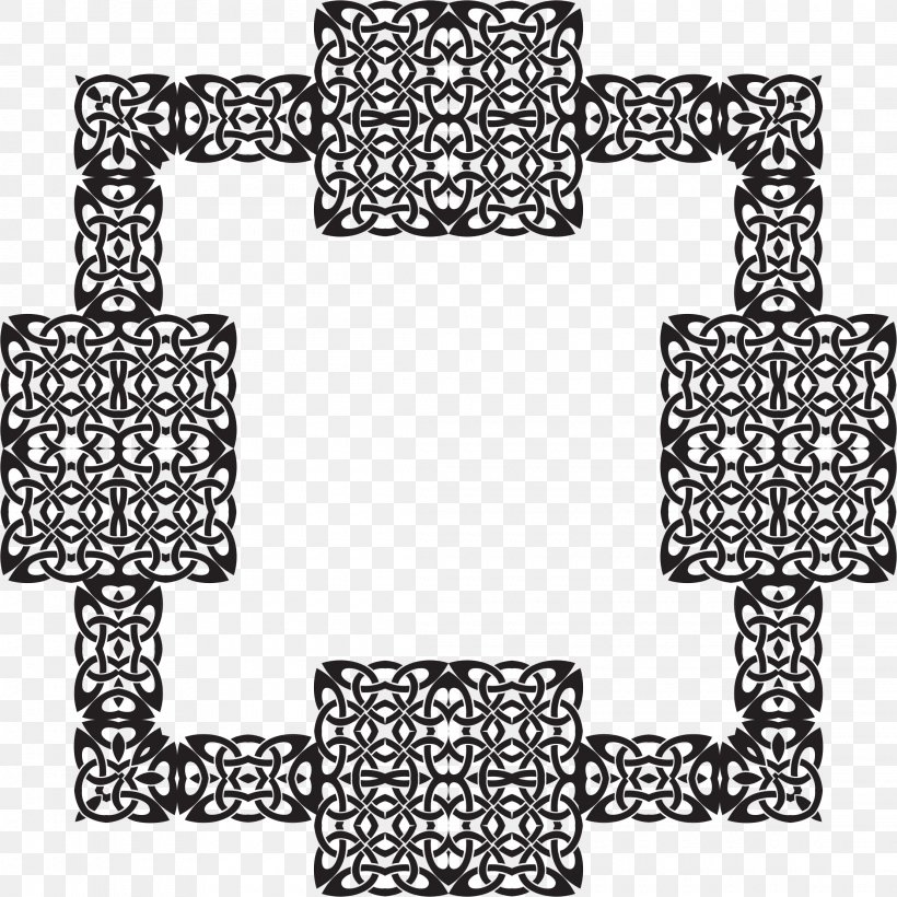 Pattern, PNG, 2220x2220px, Knot, Area, Art, Black, Black And White Download Free