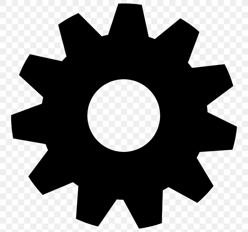 Gear, PNG, 768x768px, Gear, Hardware Accessory, Silhouette, Sprocket, Symbol Download Free