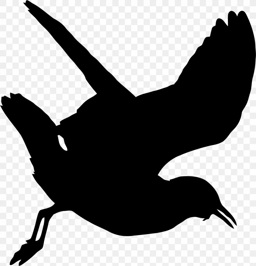 Gulls Silhouette Clip Art, PNG, 2186x2266px, Gulls, Beak, Bird, Black, Black And White Download Free