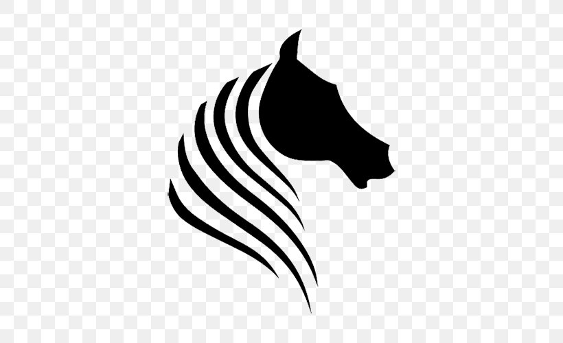 Horse Logos Graphic Design, PNG, 500x500px, Horse, Black, Black And White, Carnivoran, Dog Like Mammal Download Free