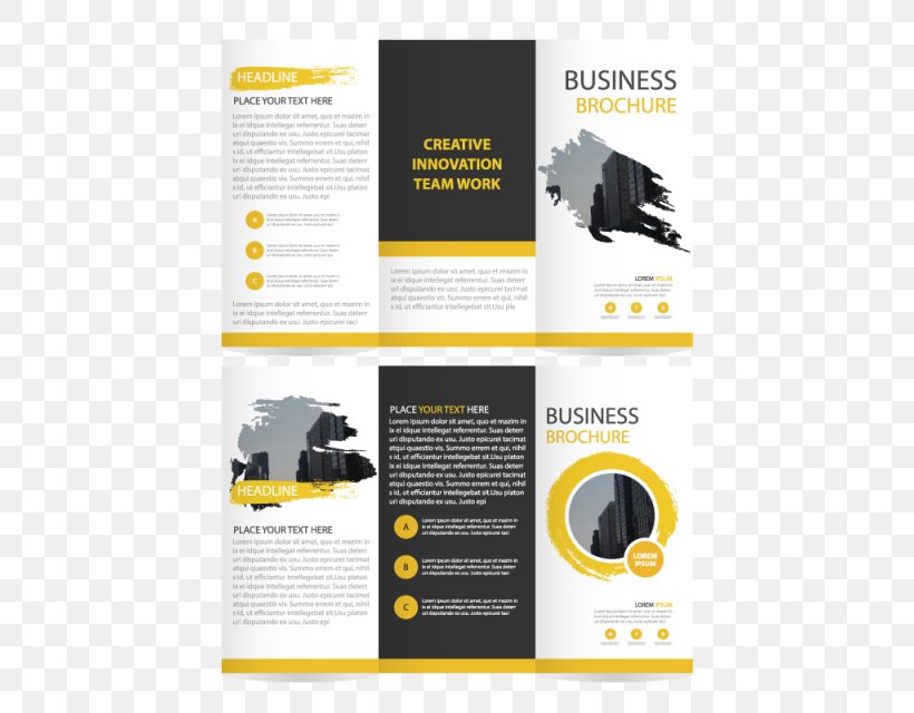Brochure Minimalism Tríptic Flat Design, PNG, 640x640px, Brochure, Abstract Art, Advertising, Brand, Cover Art Download Free