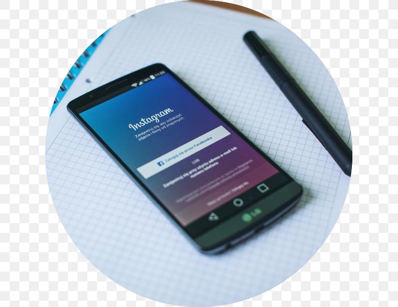 Social Media Smartphone Advertising Instagram Video, PNG, 633x633px, Social Media, Advertising, Business, Chronology, Communication Download Free