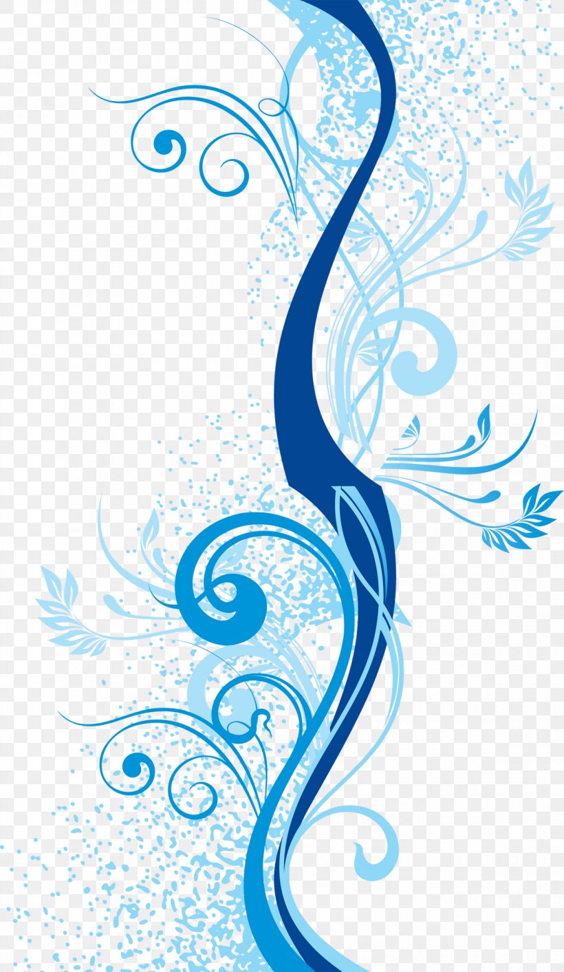Blue Flower Clip Art, PNG, 1160x2000px, Blue Flower, Aqua, Area, Art, Artwork Download Free