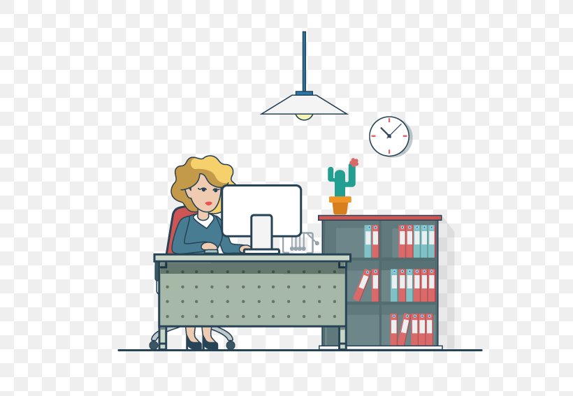 Office Cartoon Illustration, PNG, 567x567px, Office, Advertising, Area, Business, Businessperson Download Free