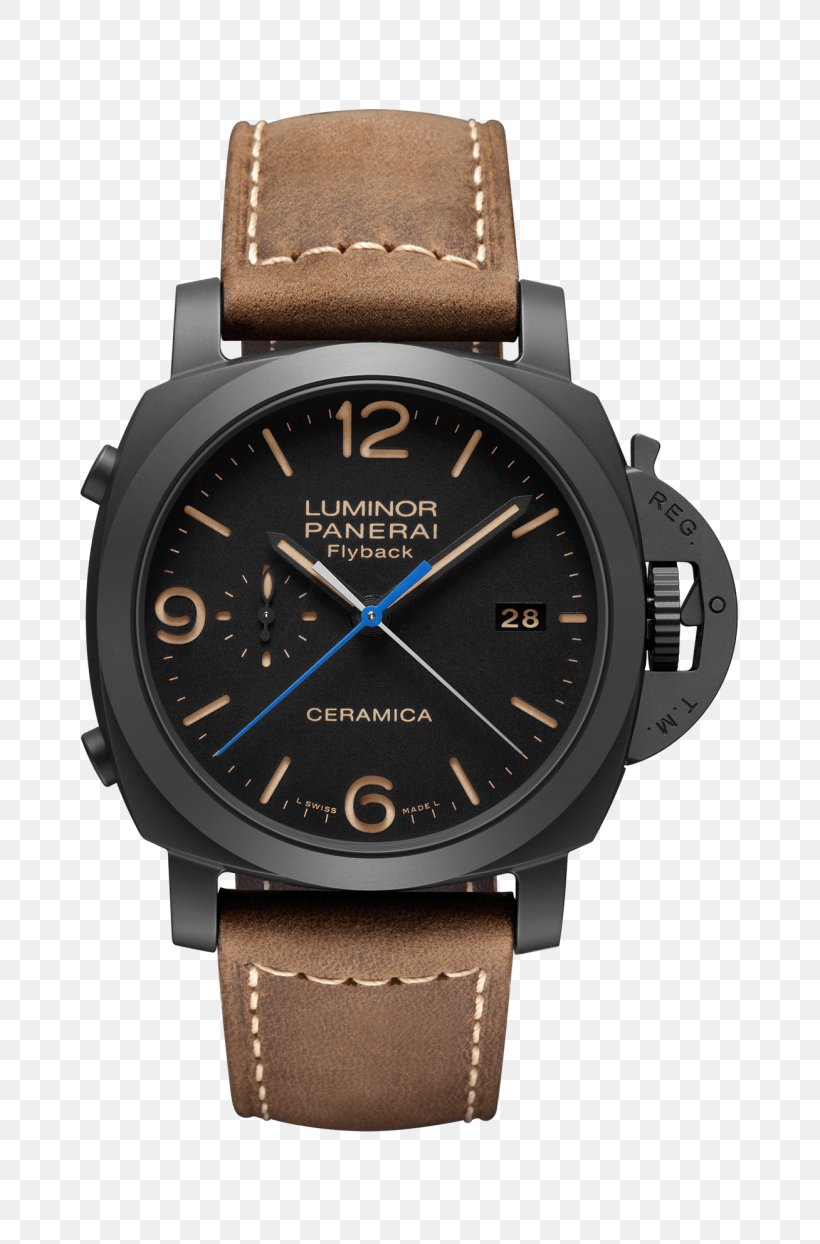 Panerai Luminor 1950 3 Days Chrono Flyback Automatic Ceramica Panerai Men's Luminor Marina 1950 3 Days Watch Flyback Chronograph, PNG, 800x1244px, Panerai, Brand, Breitling Sa, Brown, Bucherer Group Download Free