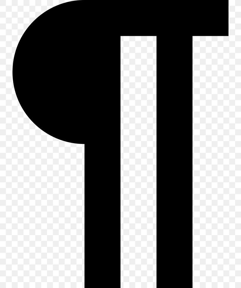 Pilcrow Paragraph Section Sign Symbol, PNG, 736x980px, Pilcrow, Ampersand, Black, Black And White, Brand Download Free