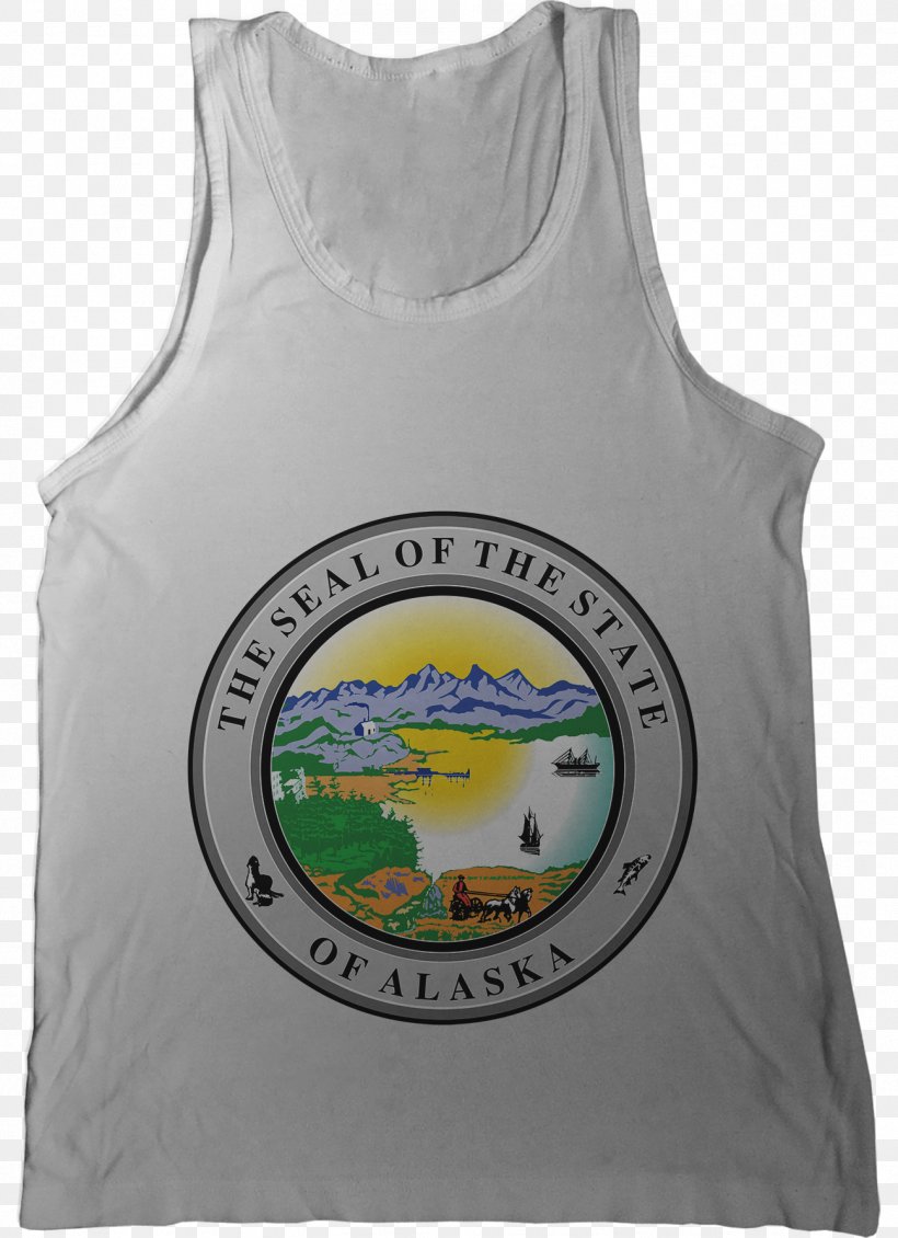 Seal Of Alaska Symbol Logo, PNG, 1296x1786px, Alaska, Active Tank, Clothing, Great Seal Of The United States, License Download Free