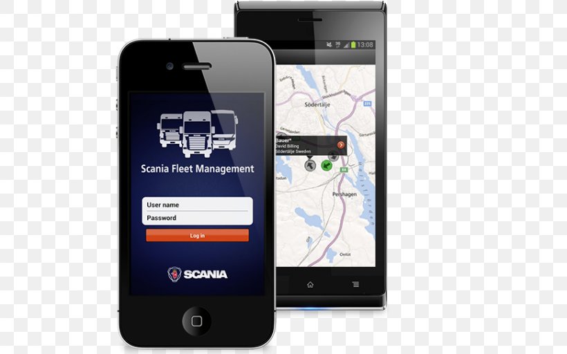 Smartphone Feature Phone Scania AB Car Fleet Management, PNG, 870x544px, 2016, Smartphone, Brand, Car, Communication Download Free
