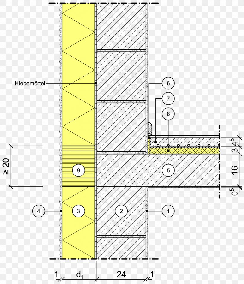 Brandschutzstreifen Exterior Insulation Finishing System Ceiling Structure Design, PNG, 1772x2058px, Ceiling, Area, Bauphysik, Computeraided Design, Diagram Download Free