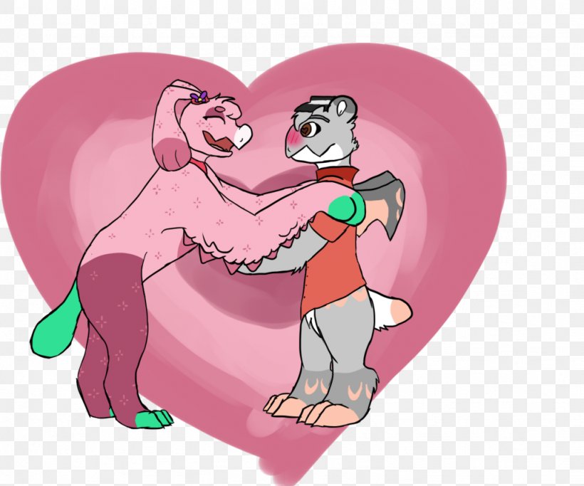 Mammal Thumb Illustration Valentine's Day Human Behavior, PNG, 1024x853px, Watercolor, Cartoon, Flower, Frame, Heart Download Free